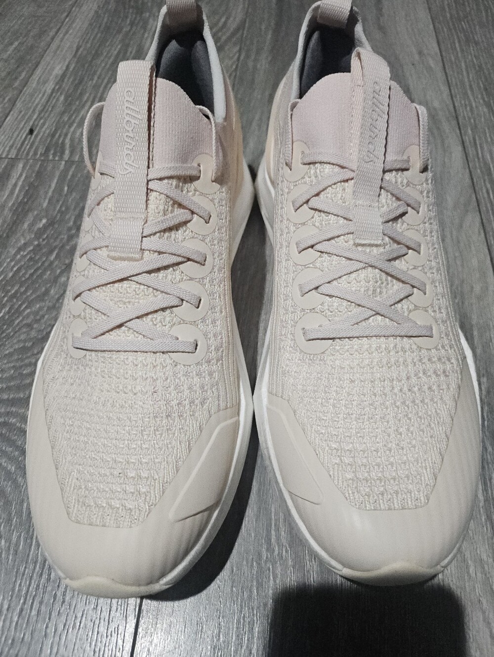 Allbirds Neutral Knit Lace-Up Sneakers - Light Beige